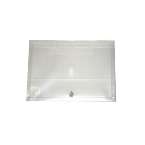 Colby Polywally Document Wallet (A4) - Clear