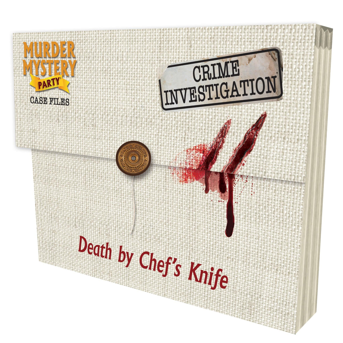 Murder Mystery Case File - Death by Chef's Knife