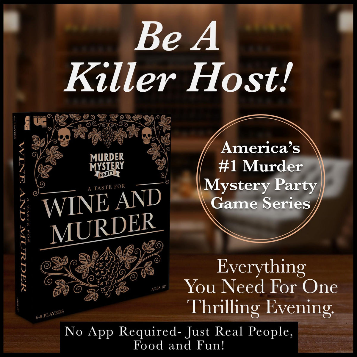 Murder Mystery Party - Wine & Murder