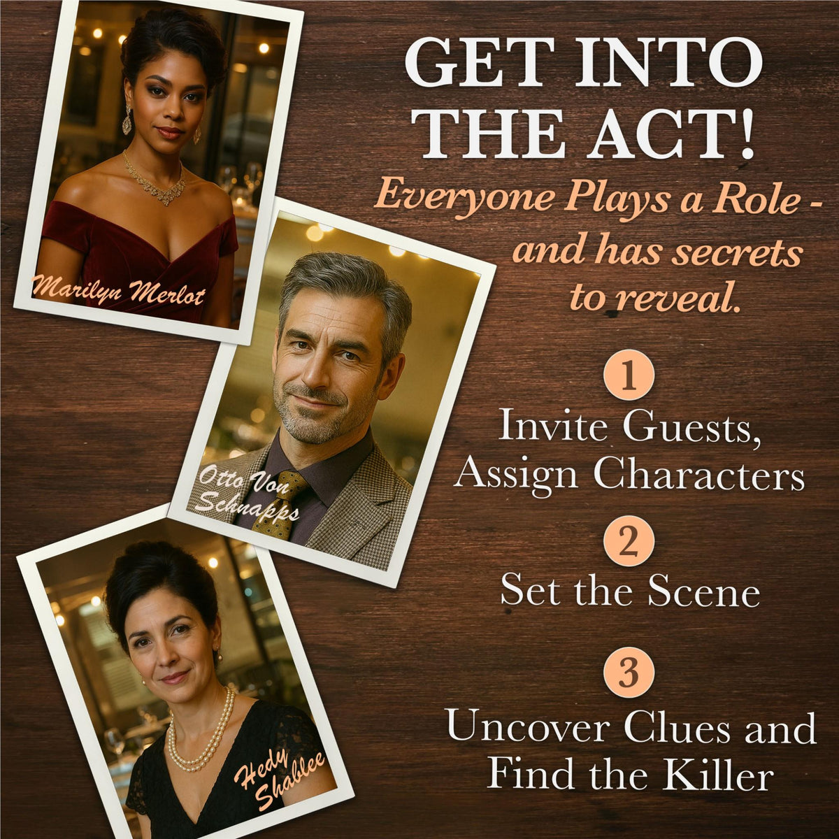 Murder Mystery Party - Wine & Murder