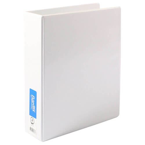 Bantex Insert Binder 50mm A4 (White) - 4 D-ring
