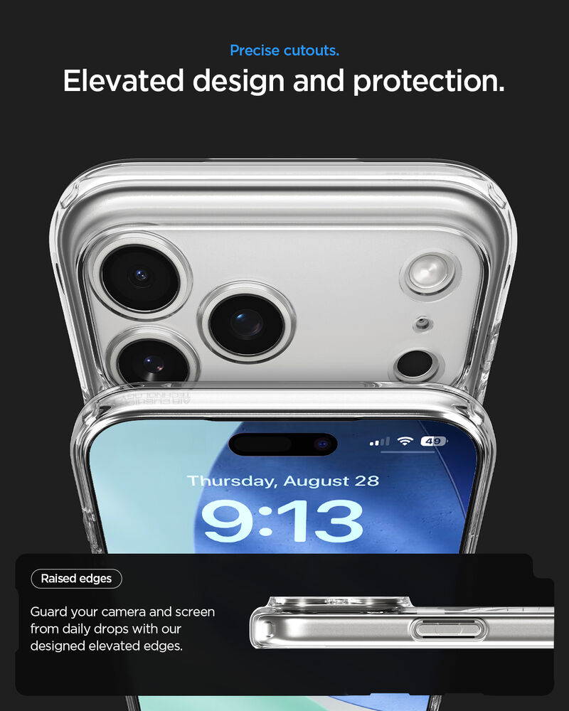 SPIGEN Ultra Hybrid Zero One MagSafe Case for iPhone 18 Pro Max/17 Pro Max (Zero One White)