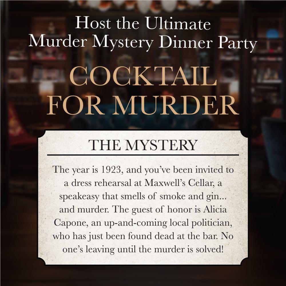 Murder Mystery Party - Cocktail for Murder