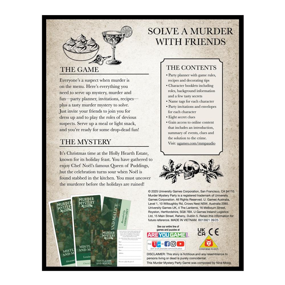 Murder Mystery Party - Mistletoe & Malice