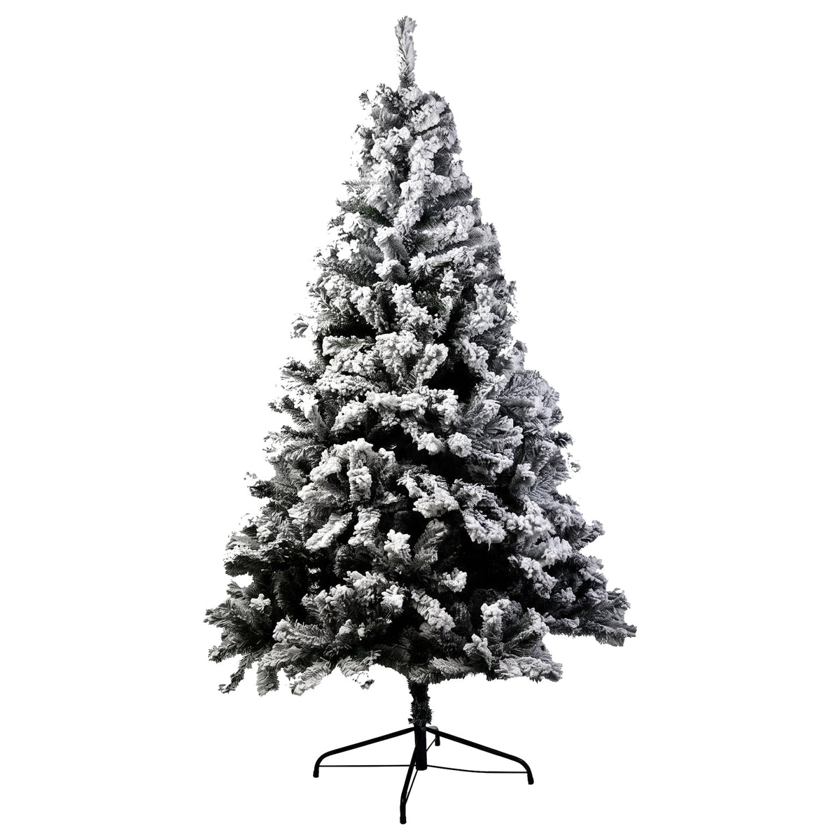 Christabelle Snow-Tipped Christmas 3pc Set 2.4m Christmas Tree Wreath and Garland with LED Lights Holiday Decor