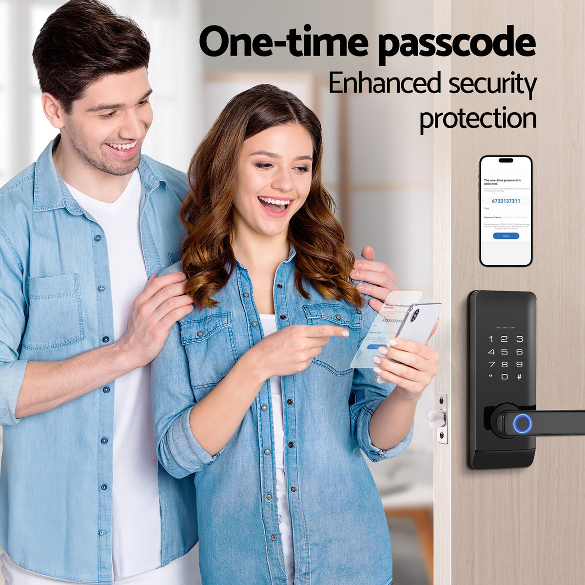 UL-tech Fingerprint Door Lock Smart Home System