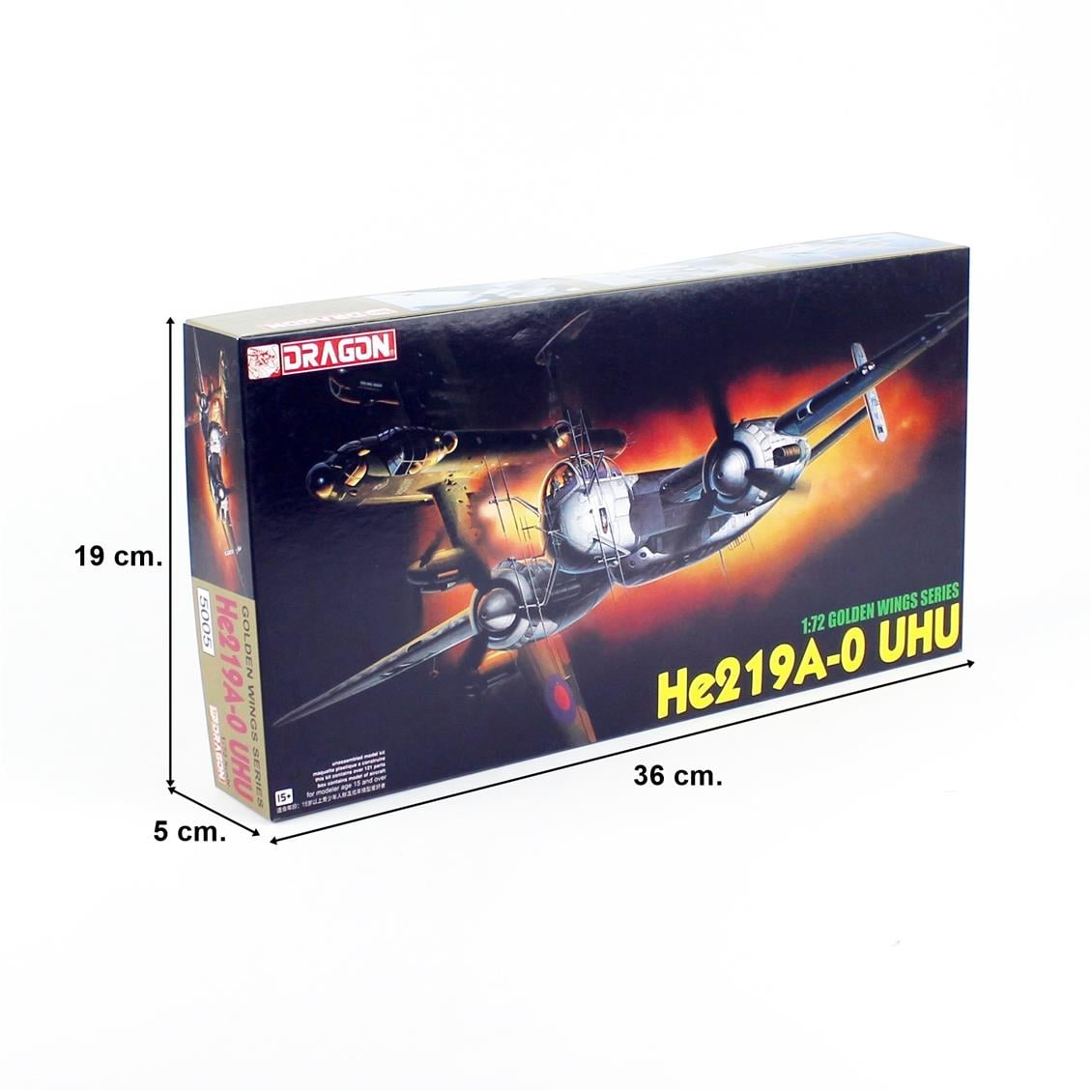 Dragon 1/72 He219A-0 Uhu Golden Wings Series Plastic Model Kit