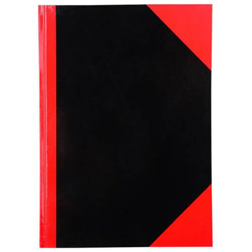 Cumberland Notebook A5 (Red & Black) - 200 Leaves