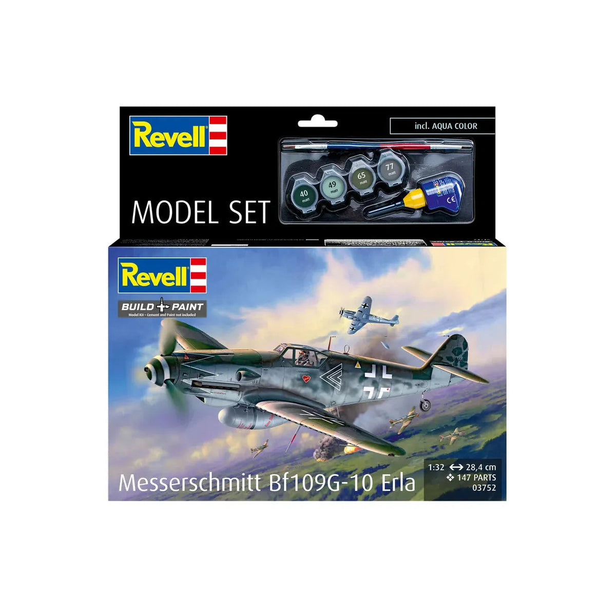 1/32 Model Set Messerschmitt Bf 109G-10 Erla