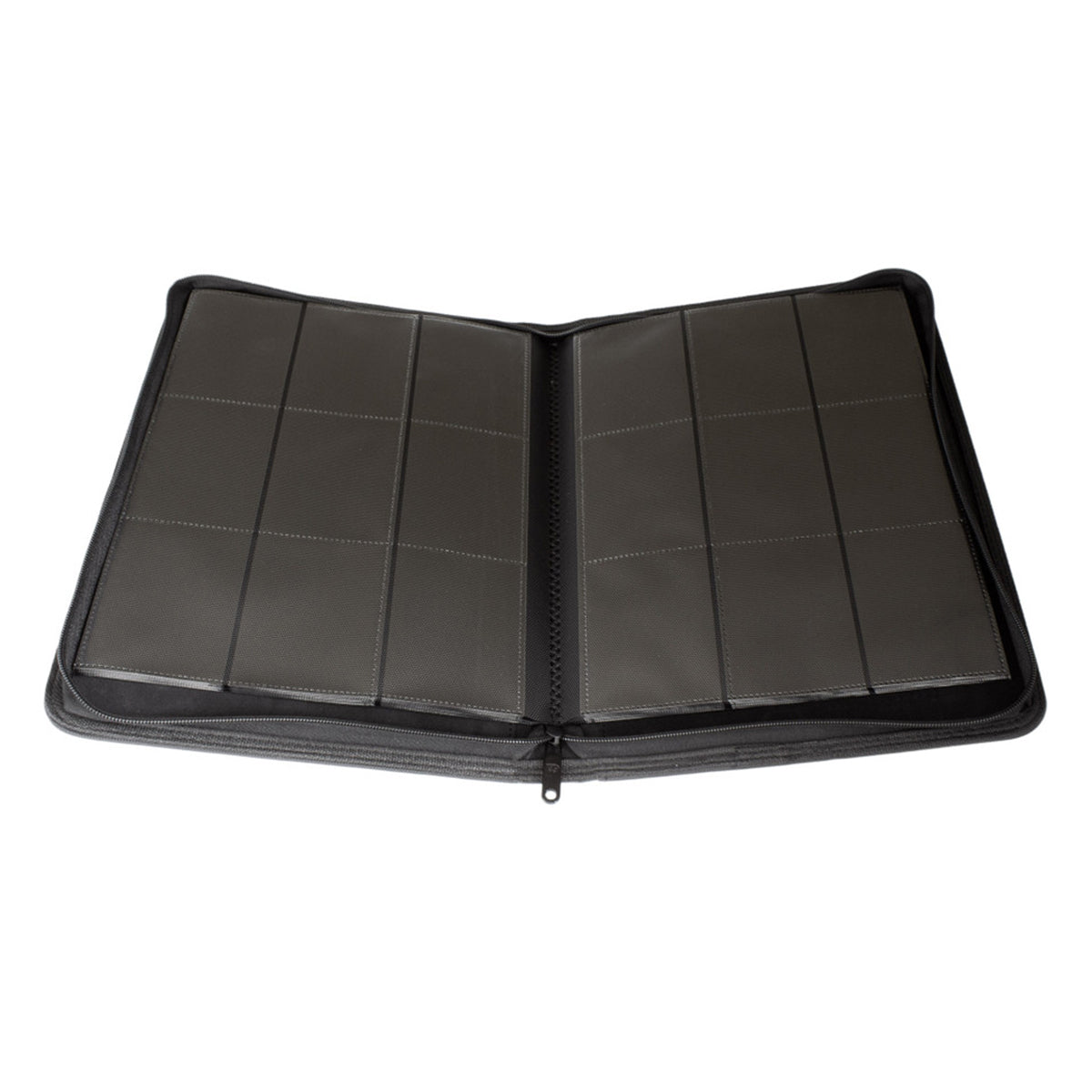 Palms Off Gaming STEALTH 9 Pocket Zip Trading Card Binder - Black