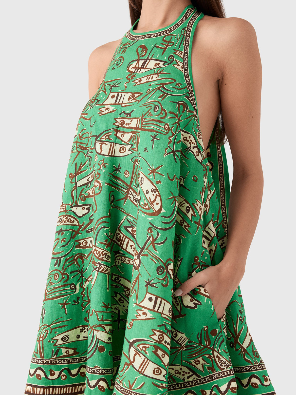 Alemais Women's Fish Sticks Mini Dress