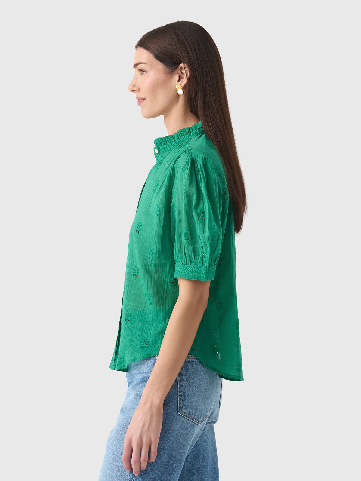 M.A.B.E Women's Frani Short Sleeve Top
