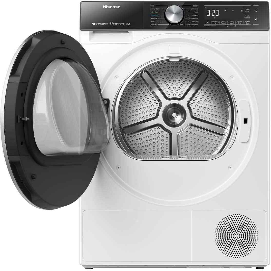 Hisense HDF5S90H Series 5 9kg Heat Pump Dryer (White)