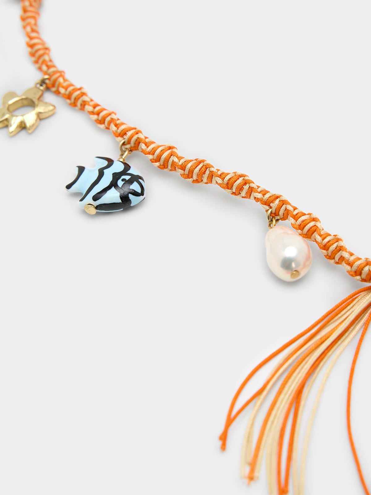 Alemais Calypso Macrame Charm Bracelet