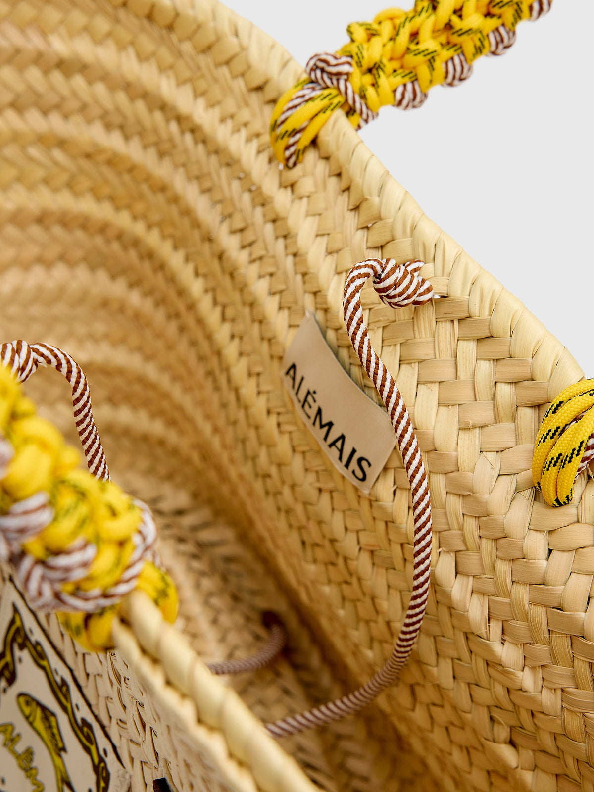 Alemais Mona Midi Macrame Basket