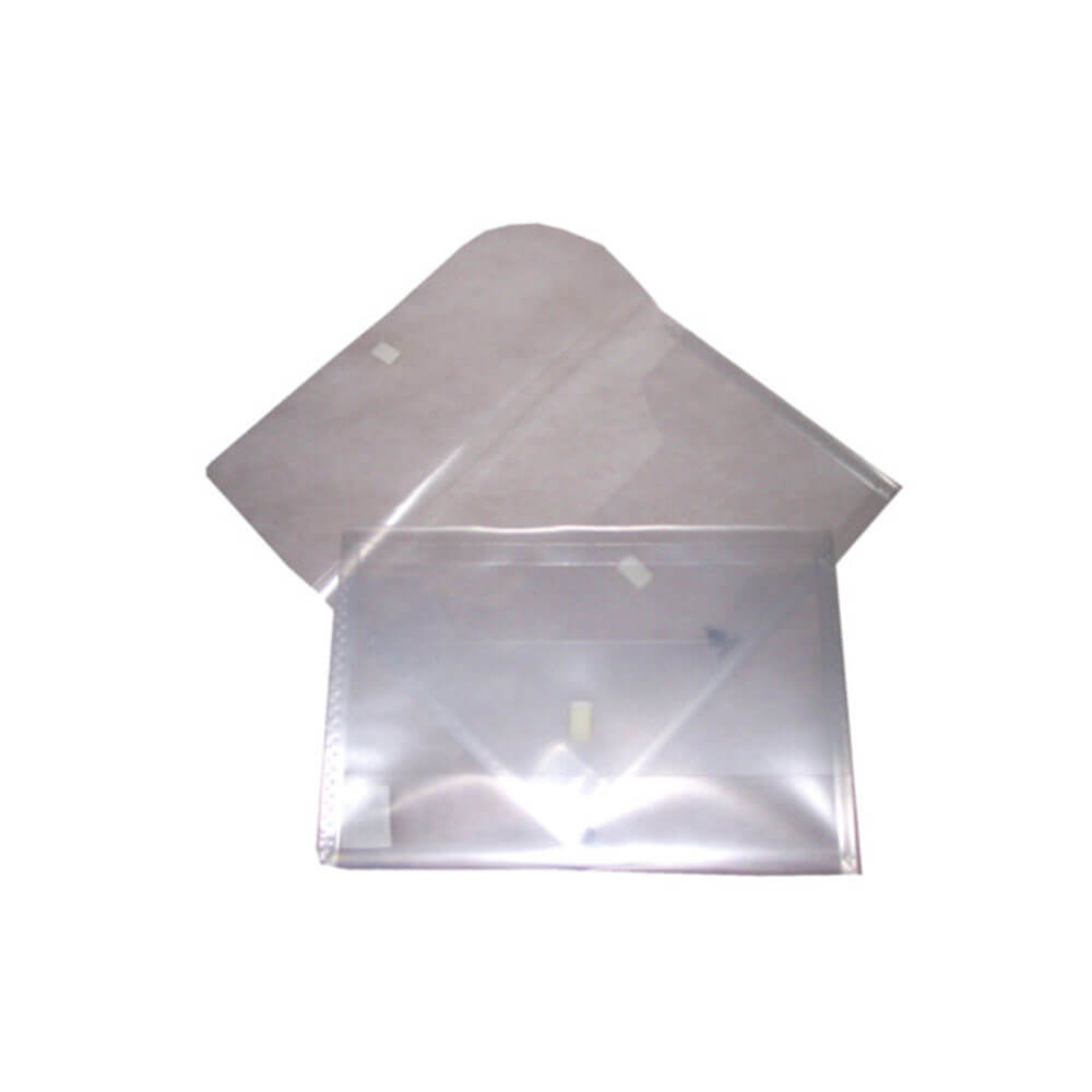 Colby Polywally Document Wallet (Foolscap) - Clear