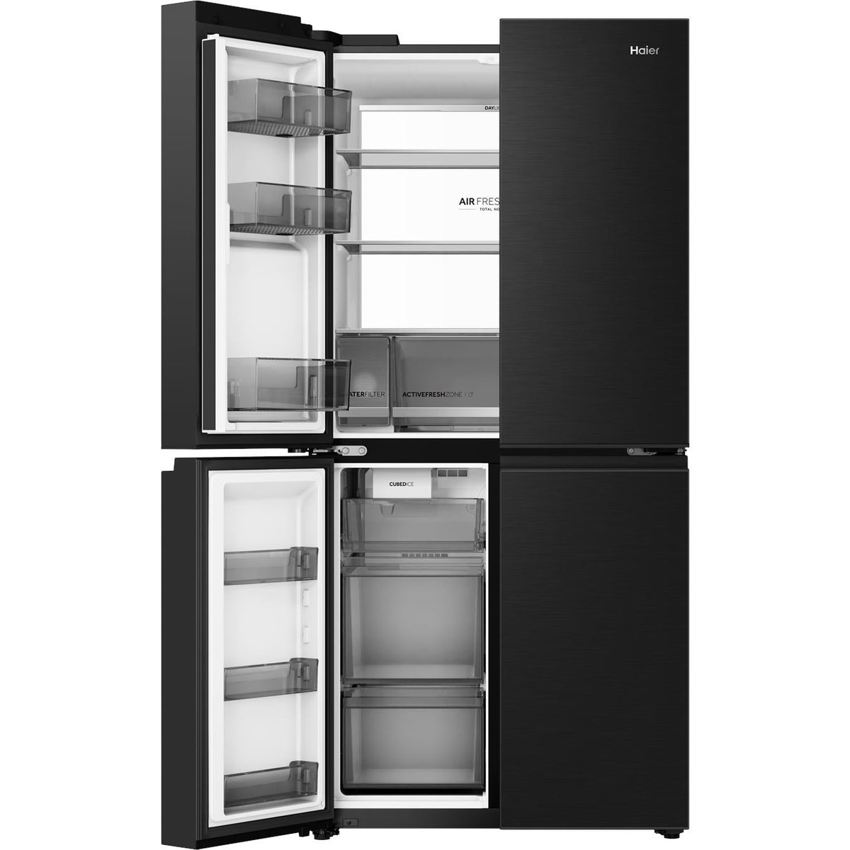 Haier HRF590YPC 573L Quad Door Fridge (Black)