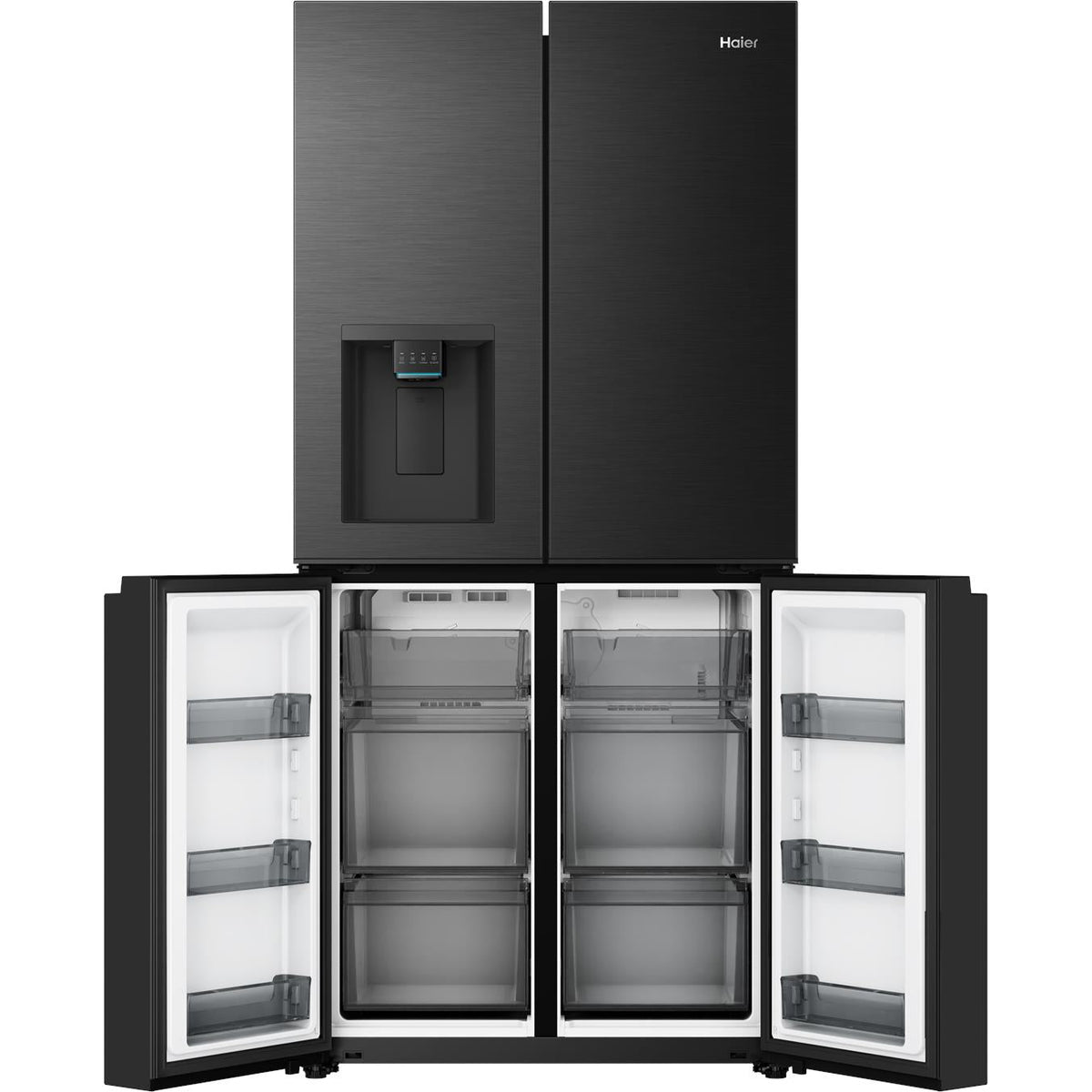 Haier HRF590YZC 550L Quad Door Fridge (Black)