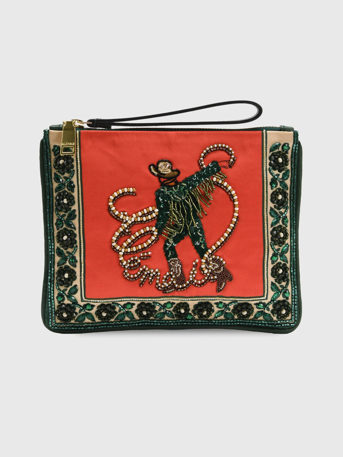 Alemais Ace Cowboy Embellished Clutch