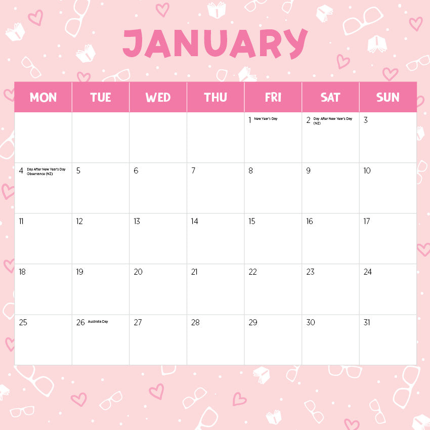 Hot Guys Reading Calendar 2027
