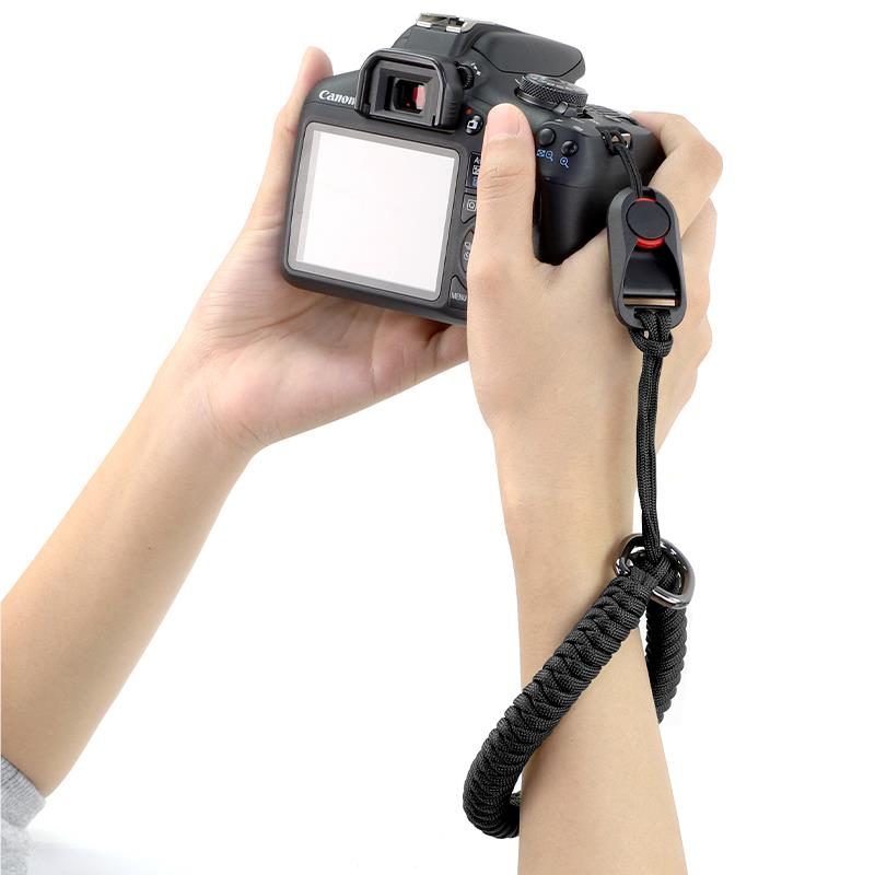 XCD Camera Braided Wrist Strap (Black)