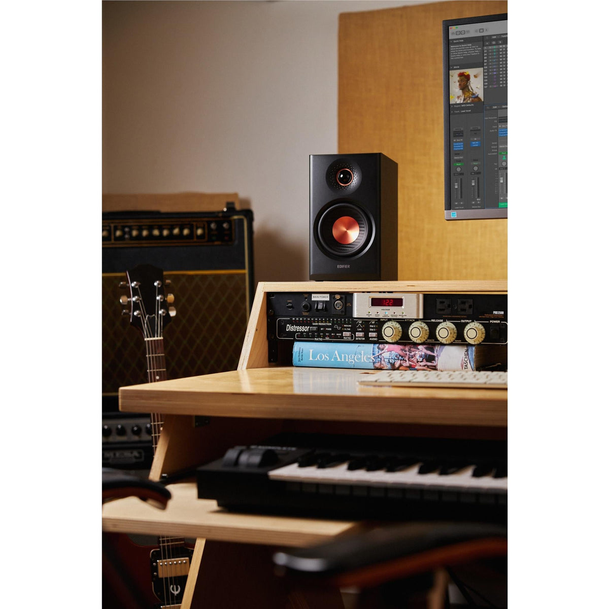 Edifier MR4.5 Powered Studio Monitor Bluetooth Speakers (Black)