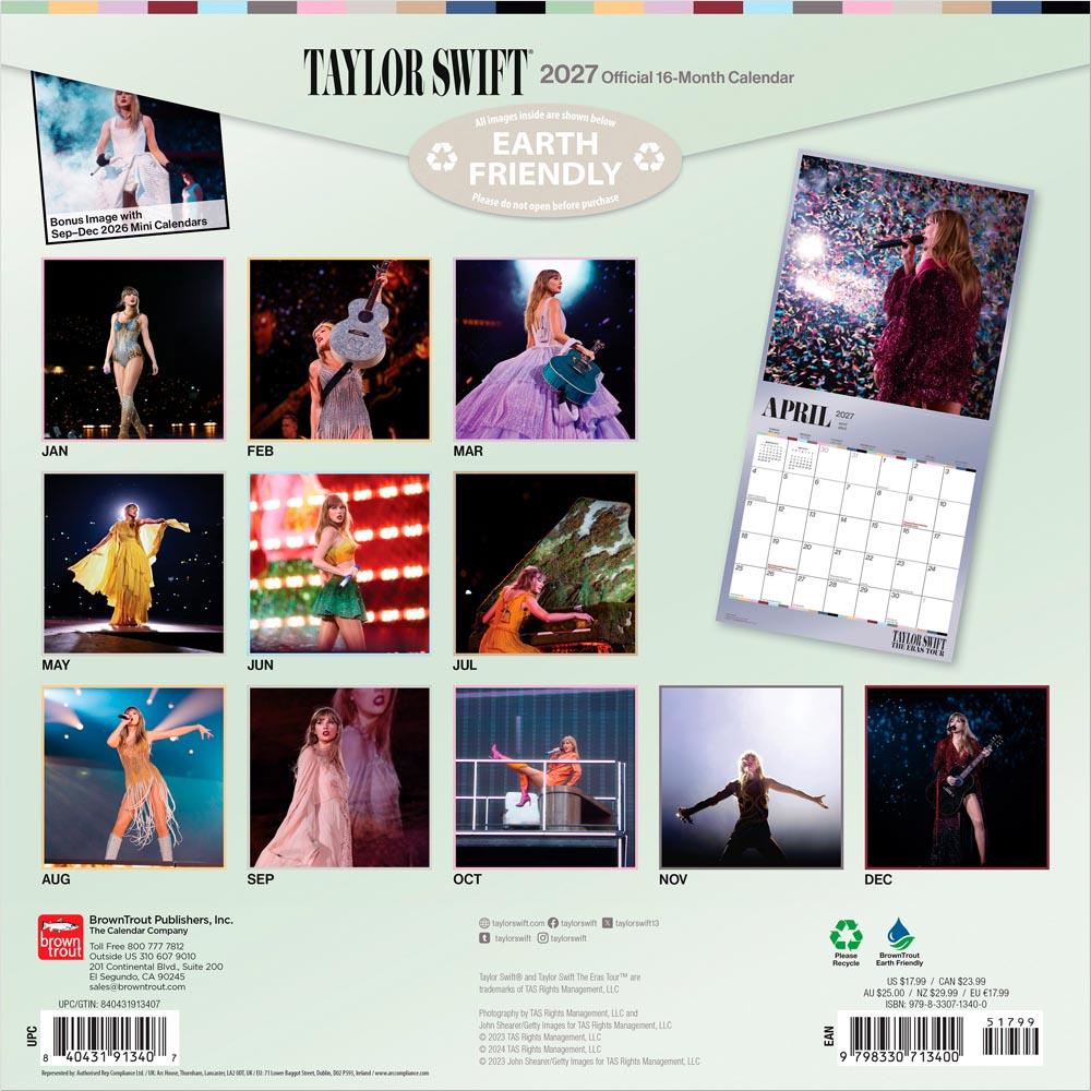 Taylor Swift - 2027 Calendar