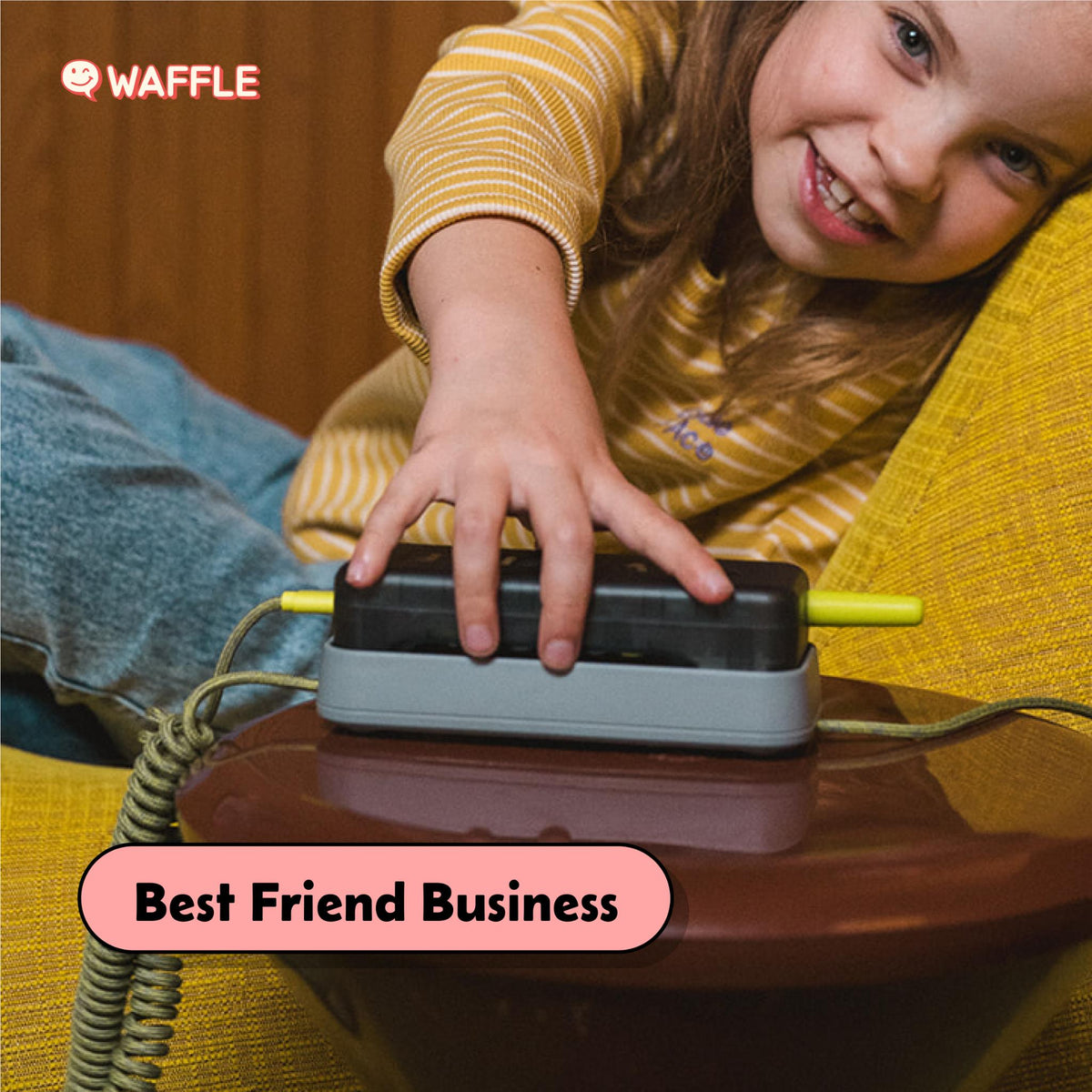 Waffle Home Kids Phone (Graphite Black)