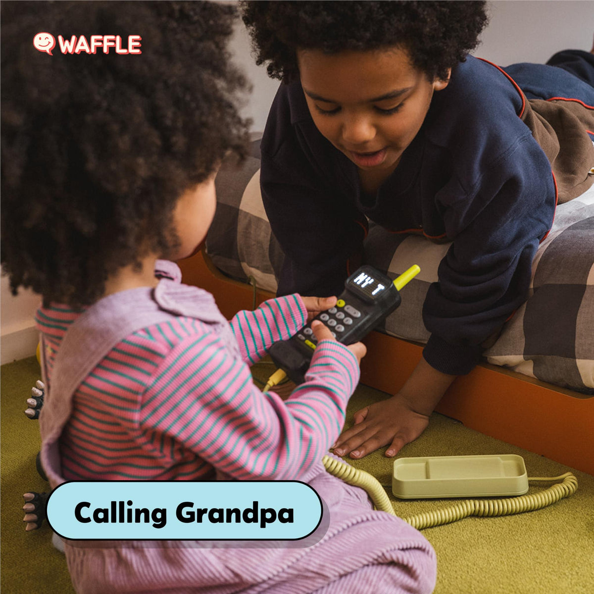 Waffle Home Kids Phone (Graphite Black)