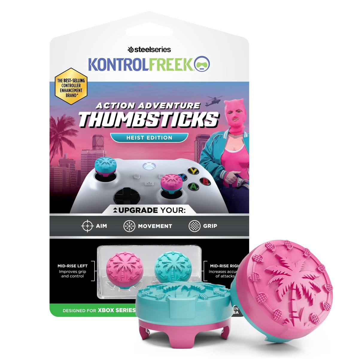 KontrolFreek Heist Edition Thumbsticks for XBOX