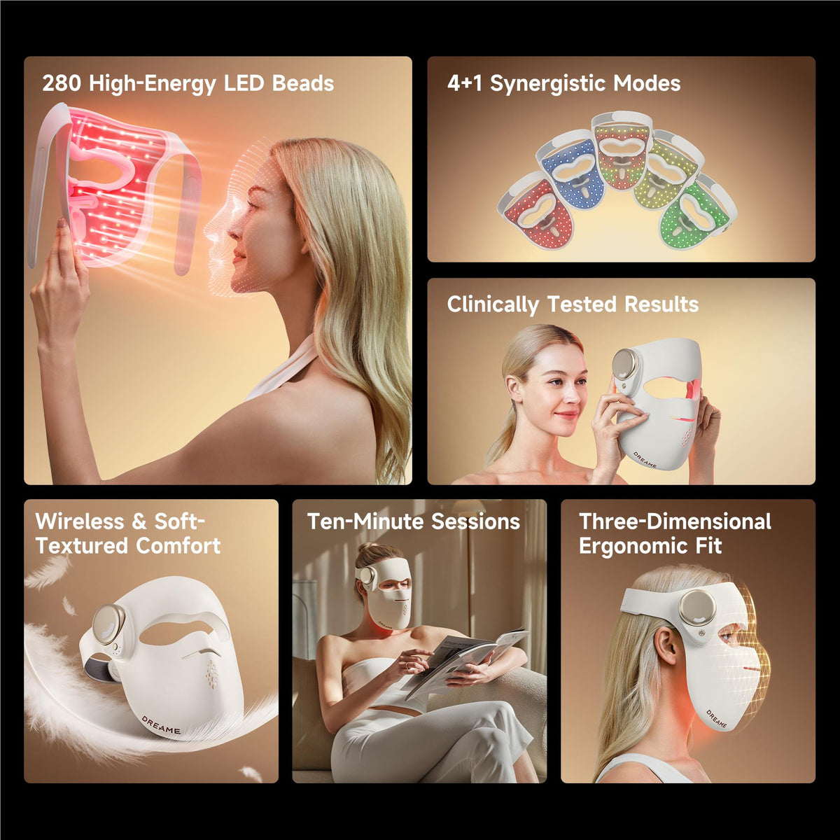 Dreame Chrona Photon Anti-Aging Skincare LED Mask