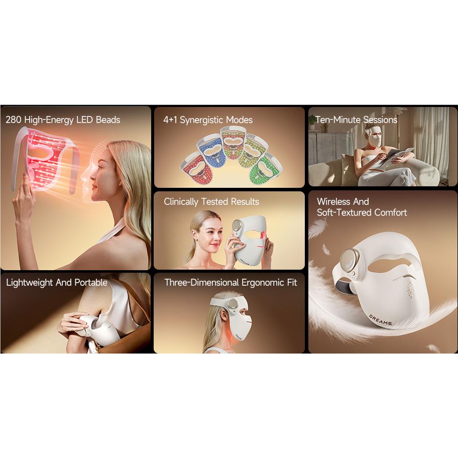 Dreame Chrona Photon Anti-Aging Skincare LED Mask