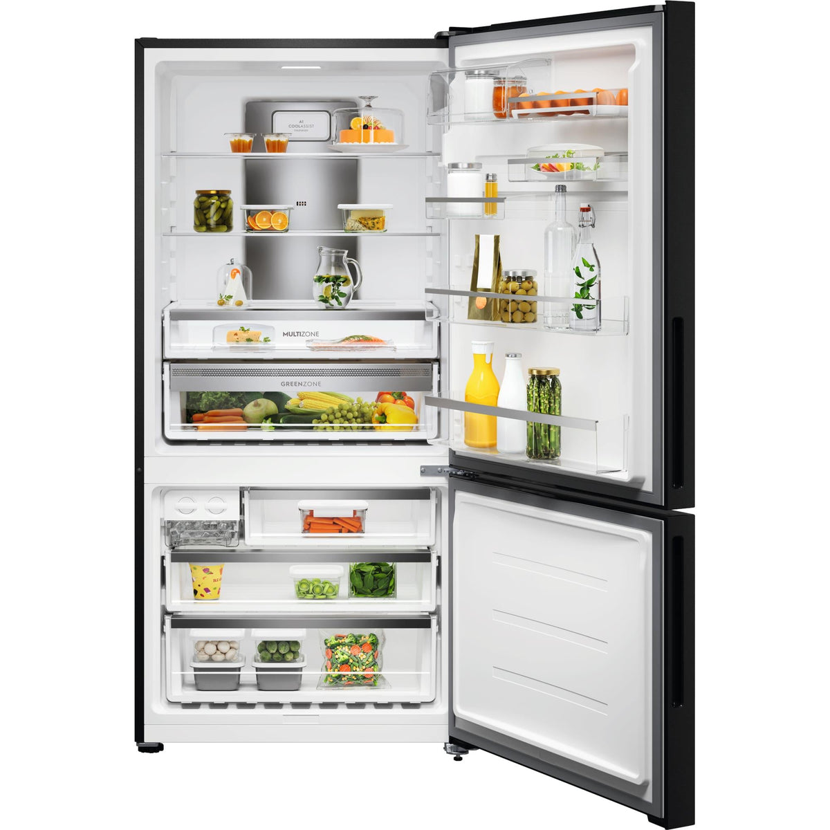 Electrolux EBE5002BE-X 496L Bottom Mount Fridge (Black Stainless Steel)