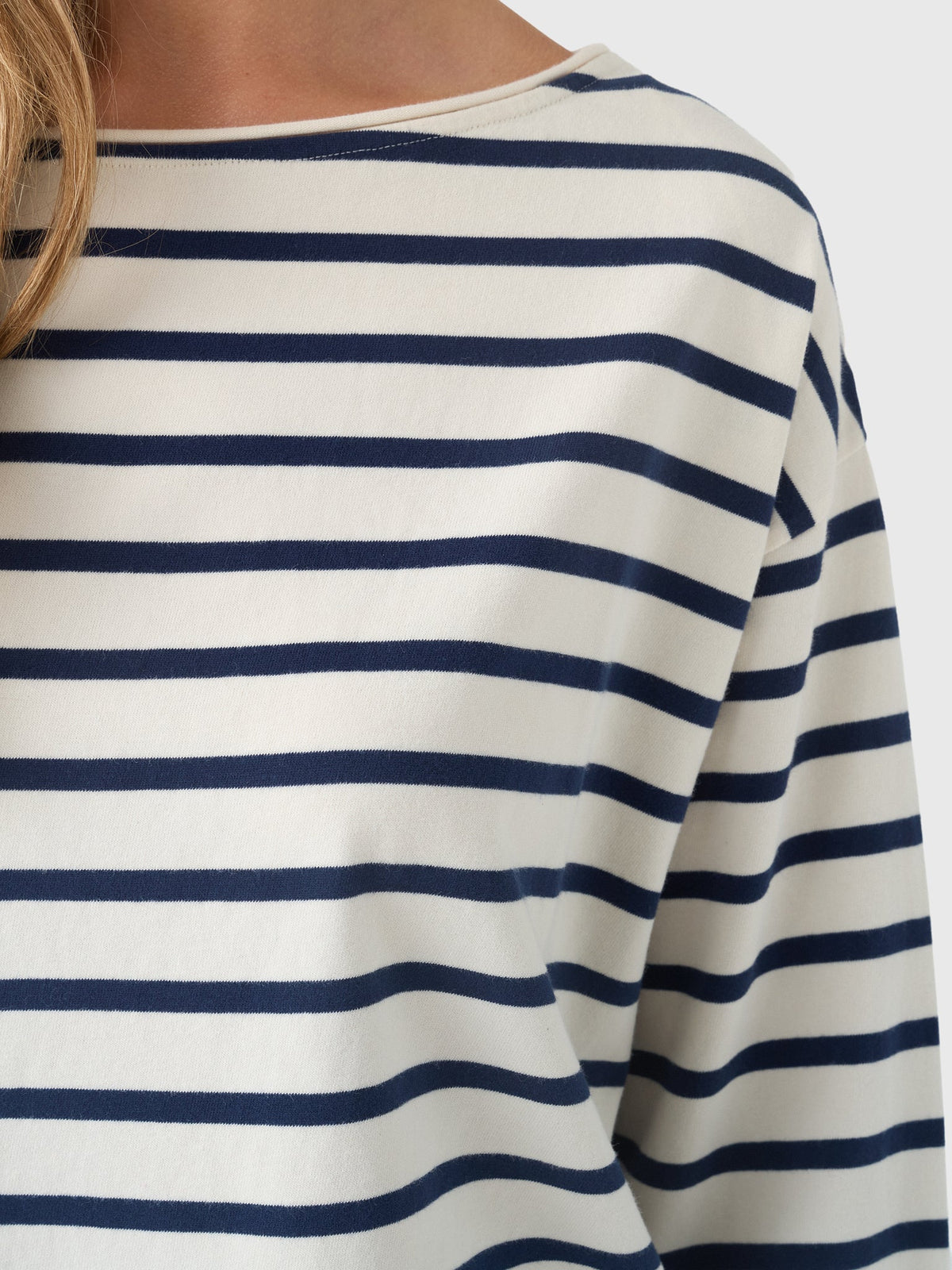 Citizens Of Humanity Women's Boat Neck Long Sleeve Tee