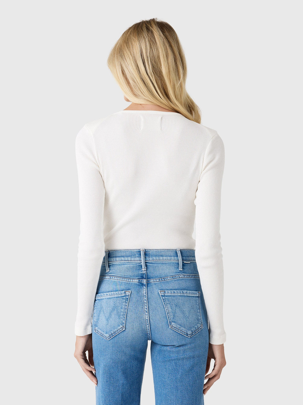 Citizens Of Humanity Women's Long Sleeve Baby Waffle Tee
