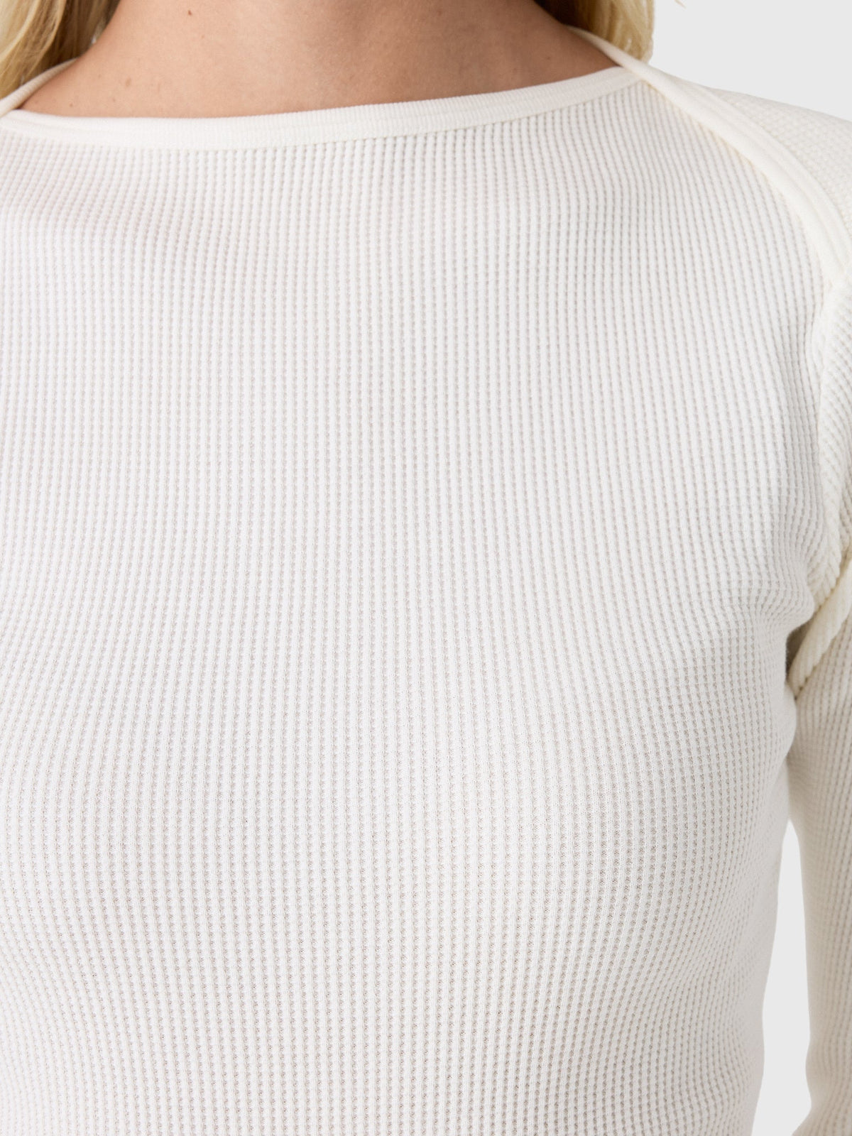 Citizens Of Humanity Women's Long Sleeve Baby Waffle Tee