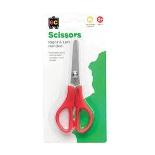 EC Left Hand Scissors with Handle 130mm - Green