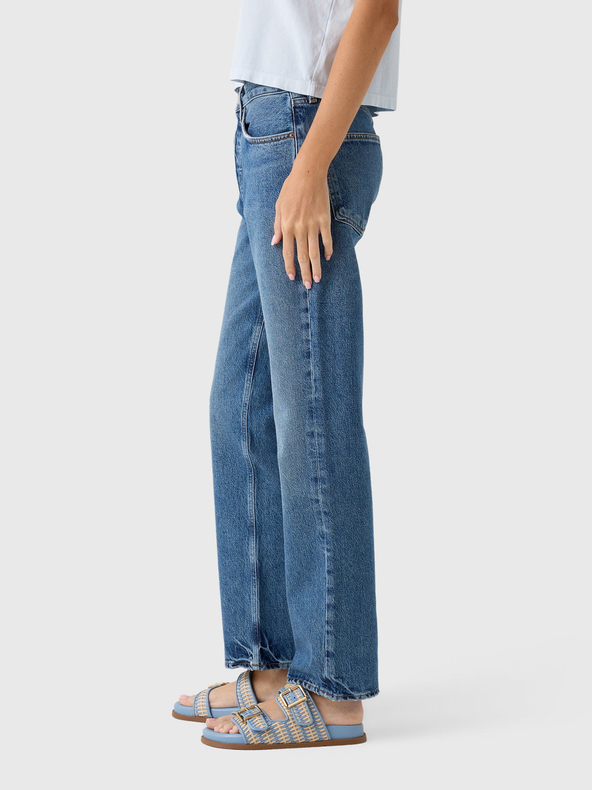 Agolde Women's Lana Straight Jean