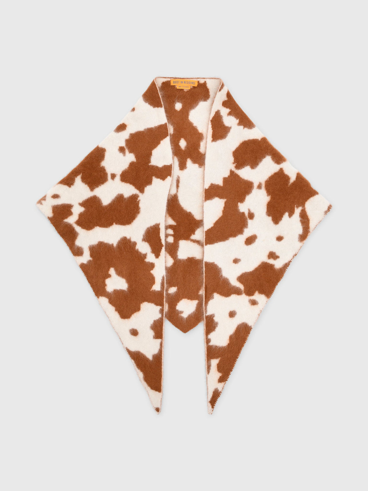 Guest In Residence Grizzly Cowhide Wild Rag Scarf