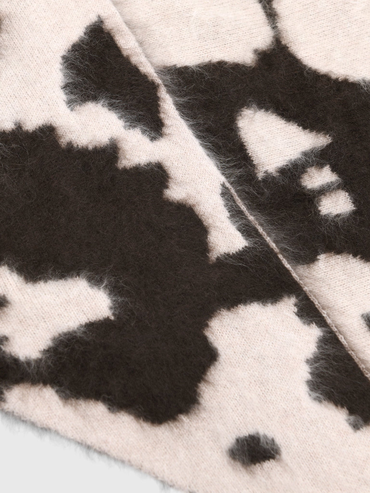 Guest In Residence Grizzly Cowhide Wild Rag Scarf