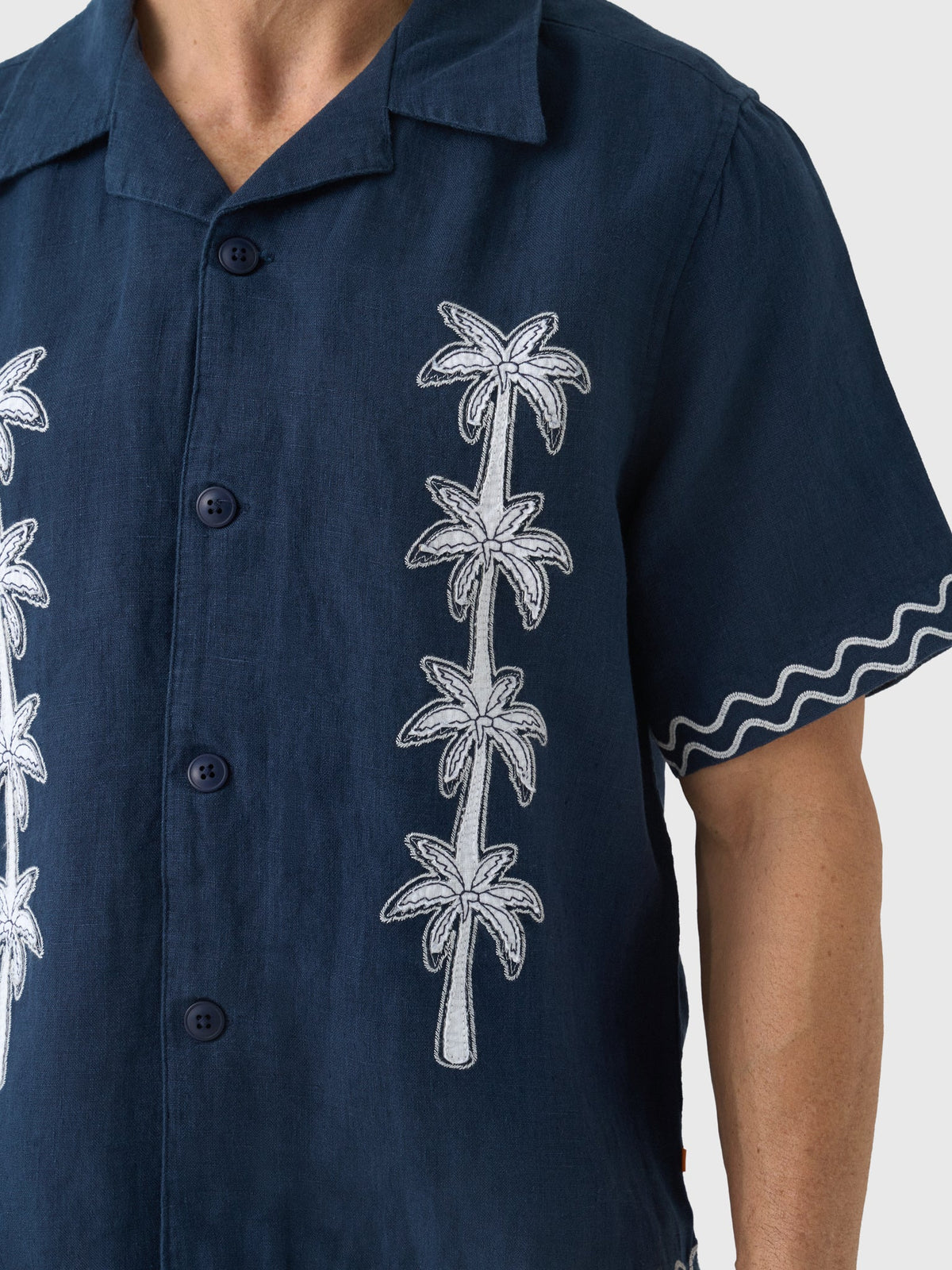 Far Afield Men's Veloso Palm Appliqué Shirt