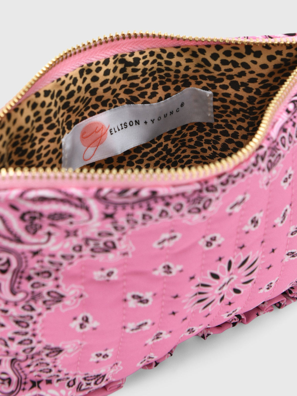 The Shop Bandana Ruffle Pouch