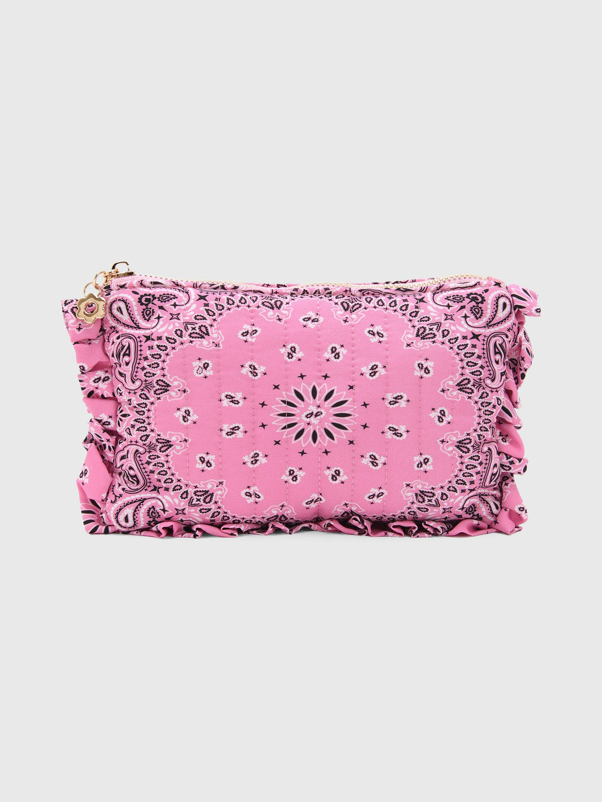 The Shop Bandana Ruffle Pouch