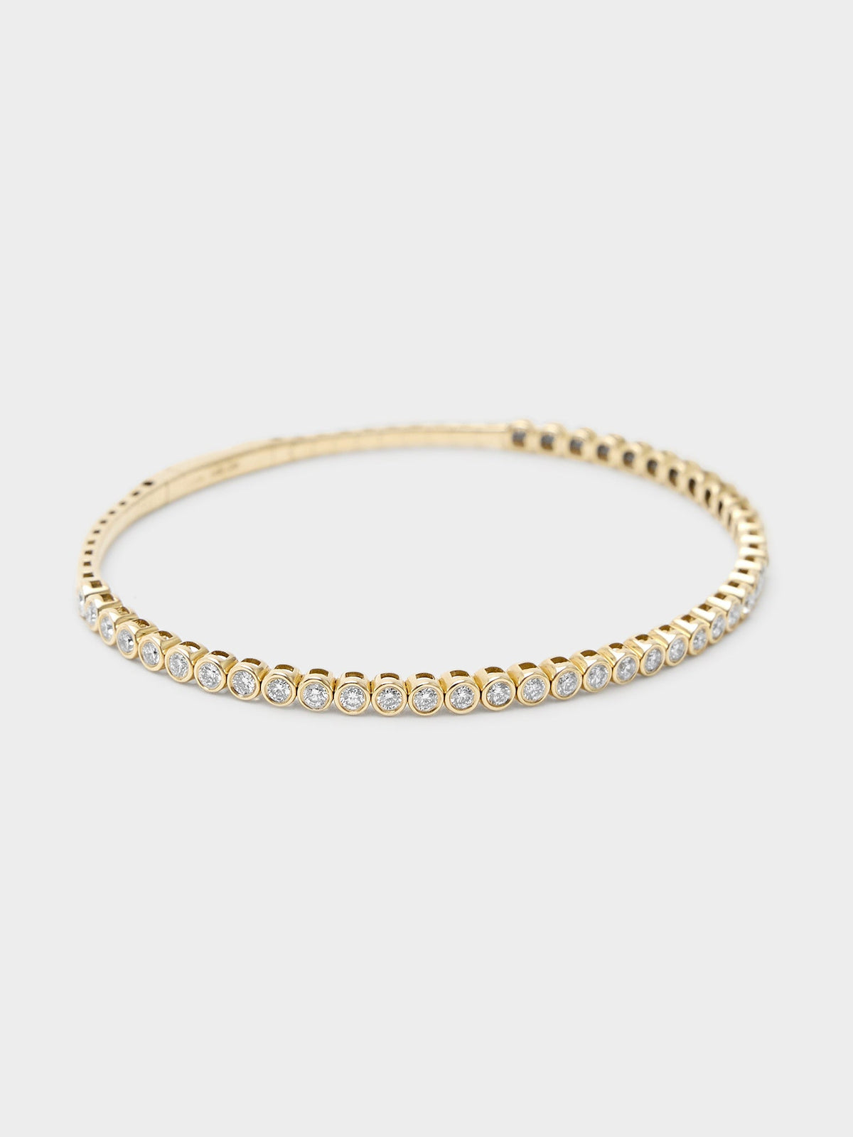 Francie B. Bezel Diamond Flex Bracelet