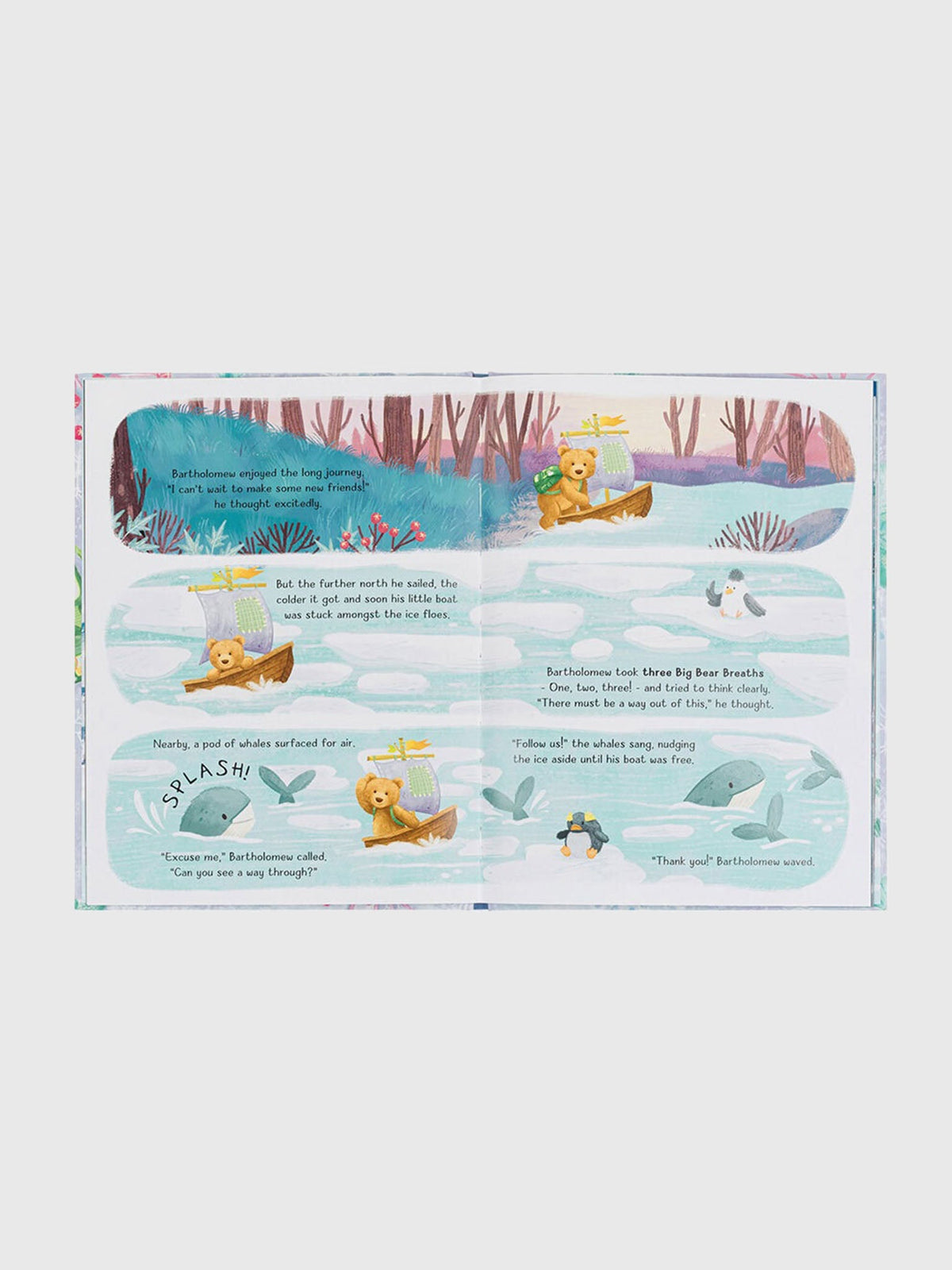 Jellycat Bartholomew Bear and the Snow Giants Book
