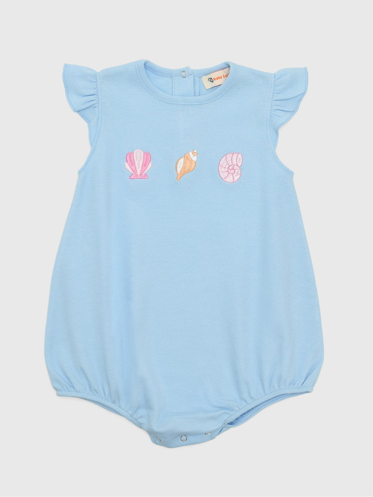 Luigi Baby Girls' Beach Shell Onesie