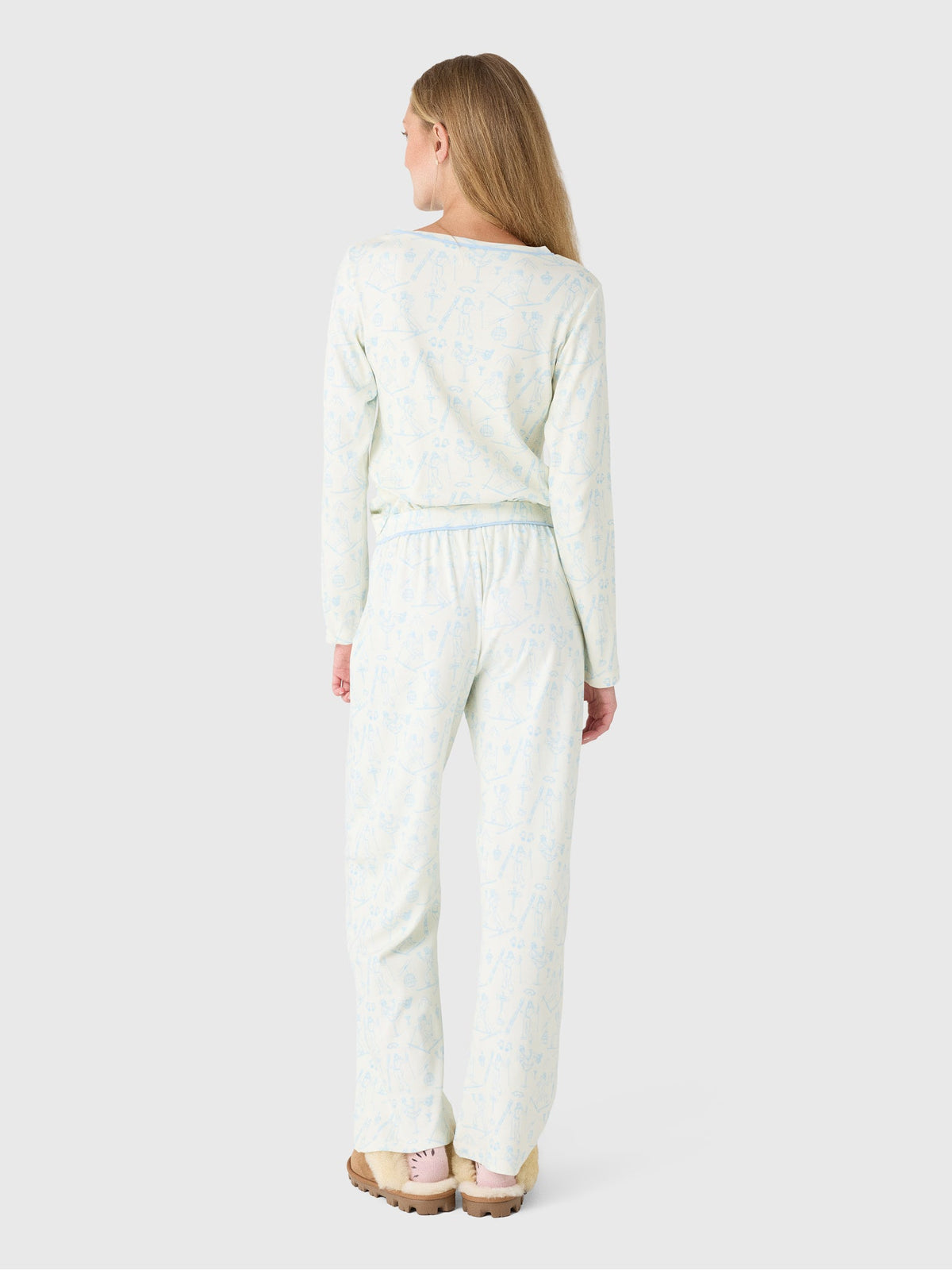 Berno Snooze Women's Aprés Ski Long Pajama Set