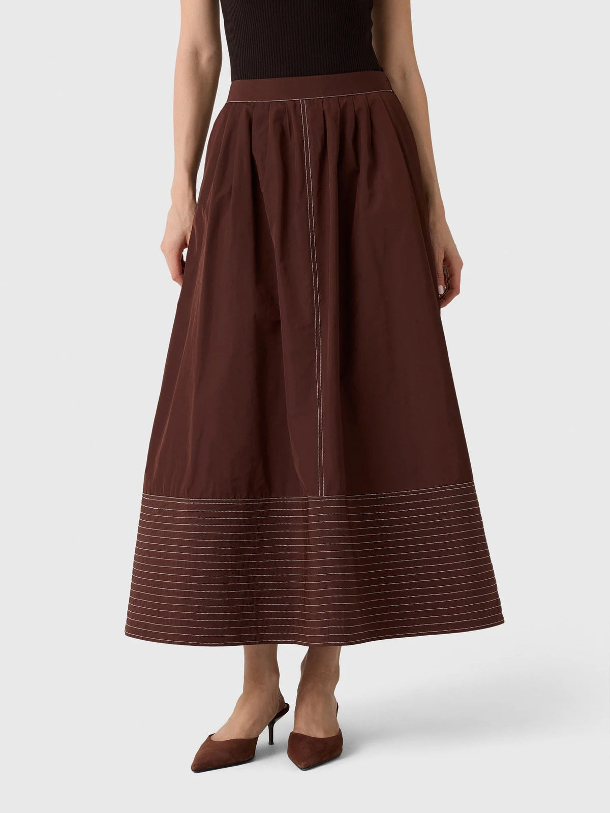 Rosie Assoulin Women's Paneled Hem Skirt