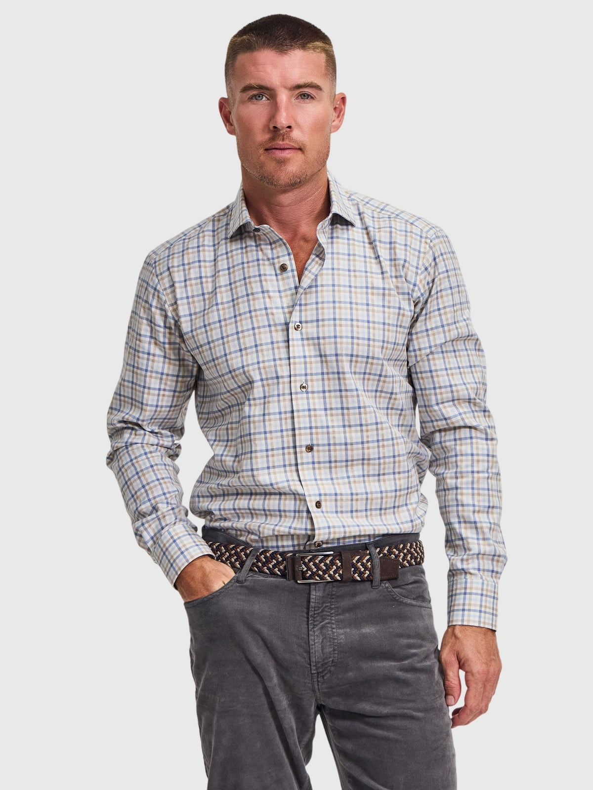 Rye51 Men's The Christopher Lightweight Flannel Shirt