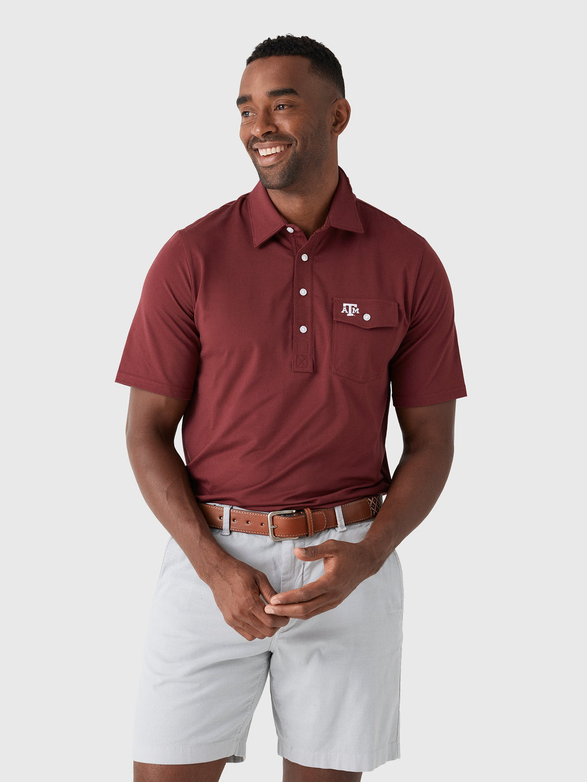 Criquet Men's Texas A&M University Coach's Performance Players Polo